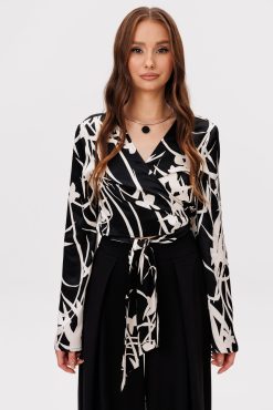 Блузон на запах