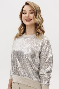 Alternative view of Свитшот с пайетками